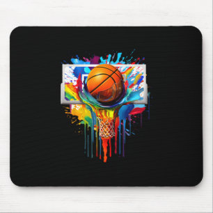 Tropf Sketll Farbe Spritzer Tropf Sketll Slam Dunk Mousepad