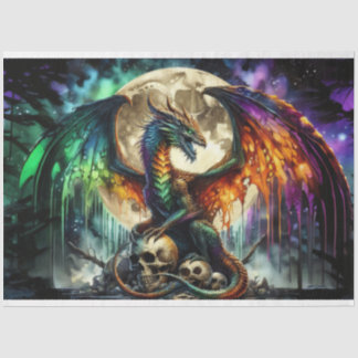 Tropfdrache Seidenpapier