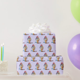 Tropfeis Geschenkpapier