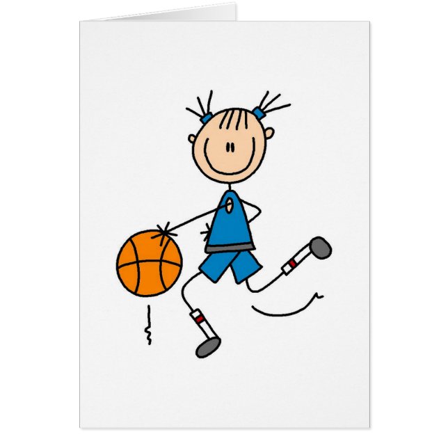 Tröpfeln der Basketball-Karte (Vorne)