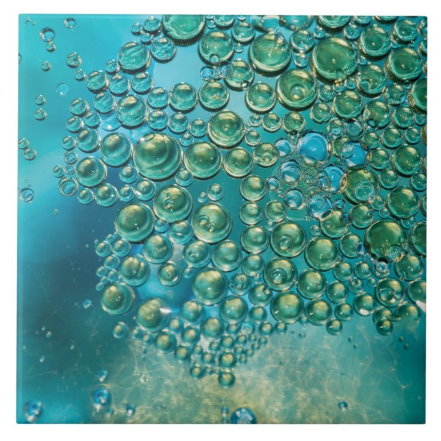 Tropfen des Blaus Fliese (Vorderseite)