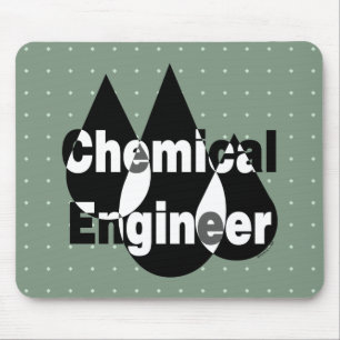 Tropfen des Chemieingenieurs Mousepad