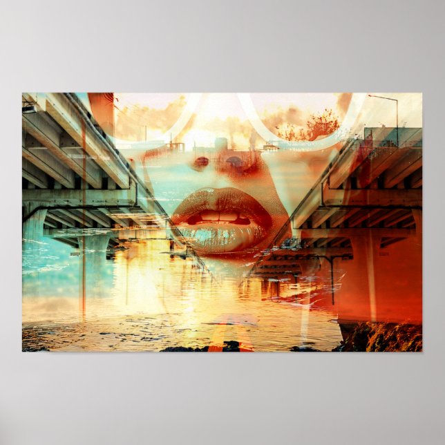 Tropfen des Dystopia-Posters Poster (Vorne)