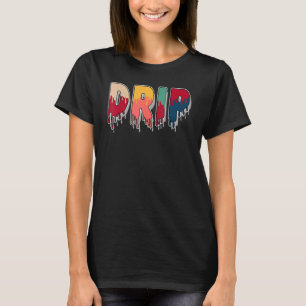 Tropfen Dripping Multi Color 2022 1s Matching T-Shirt
