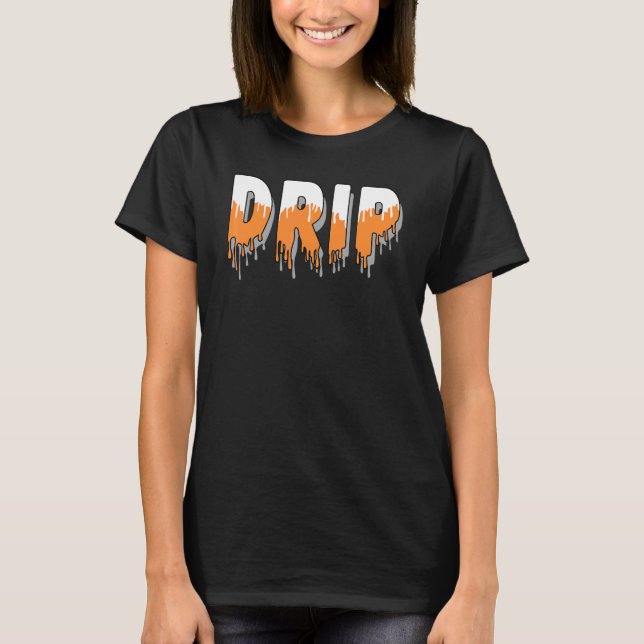 Tropfen Dripping WMNS Citrus 11s Matching T-Shirt (Vorderseite)