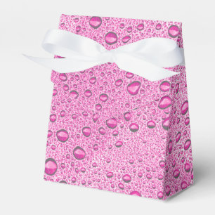 Tropfen heißrosa Wasser Geschenkschachtel