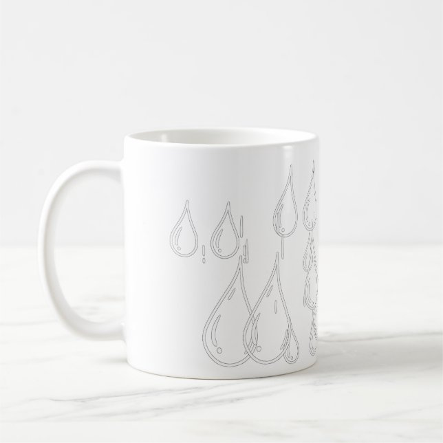 Tropfen Kaffeetasse (Links)