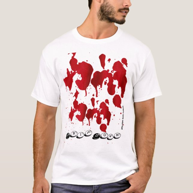 Tropfen nach unten T-Shirt (Vorderseite)