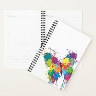 Tropfen Paint Abstrakt Butterfly Planner Planer
