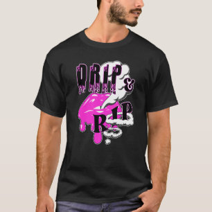 Tropfen & Rip Vaping Lips & Vapor Rings für Nikoti T-Shirt