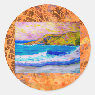 Tropfen Runder Aufkleber