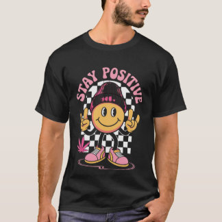 Tropfen Smiley T - Shirt - Grunge Aesthetic Street