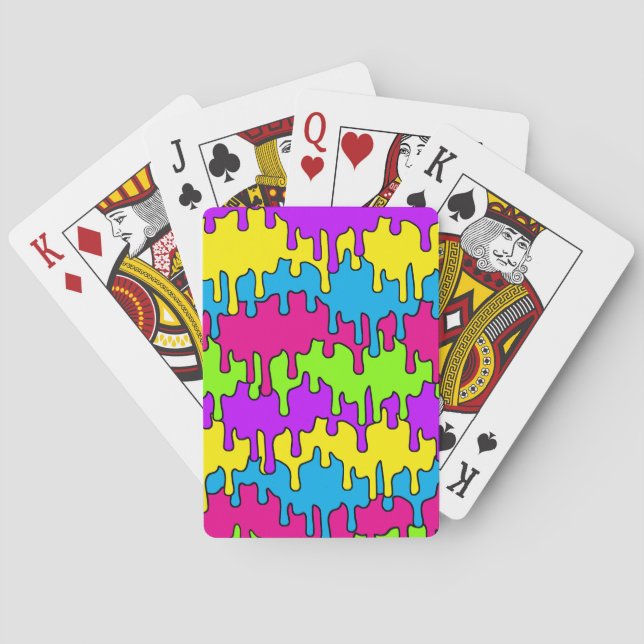 Tropfen Spielkarten (Rückseite)