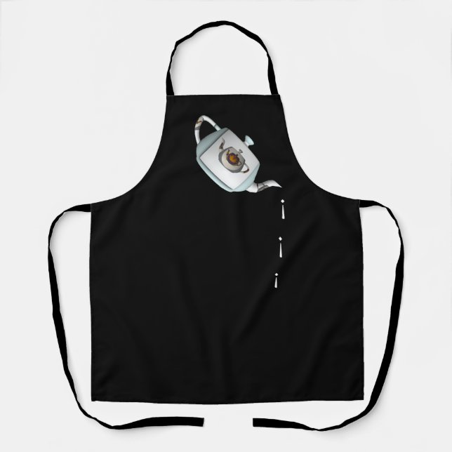 Tropfen Tropfen Teapot Black Schürze (Vorderseite)