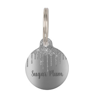 Tropfen von hübschen Glitzer Katze Katze Pet Lost  Haustiermarke