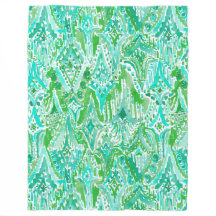 TROPFEN WUNDER Stammes- Beachy Boho Ikat Aquarells