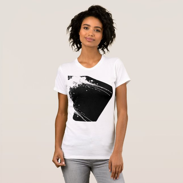 Tropfende Bella + Leinwand T-Shirt für Frauen (Vorne ganz)