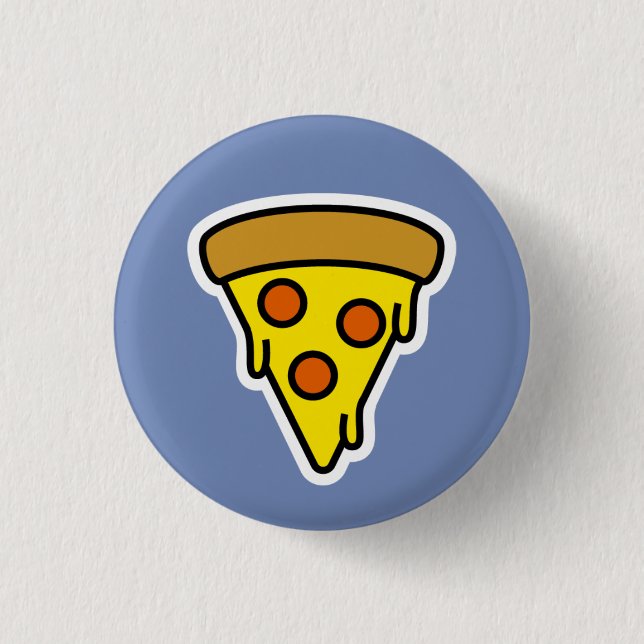 Tropfende Pizza Button (Vorderseite)