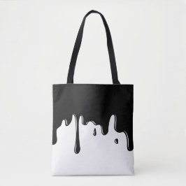 Tropfende schwarze Schlamm-Taschen-Tasche