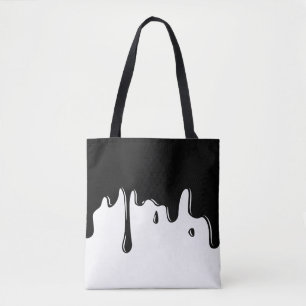 Tropfende schwarze Schlamm-Taschen-Tasche