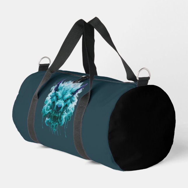 Tropfender Eiswolf-Travelbag Duffle Bag (Linke Seite)