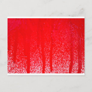 tropfendes Blut Postkarte