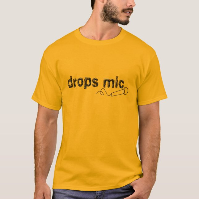 Tropfenmic-Komödie T-Shirt (Vorderseite)