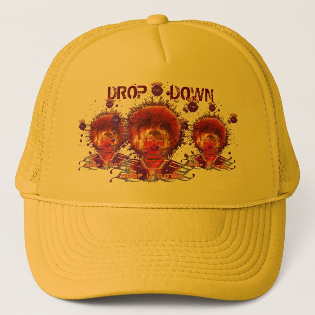 Tropfenspitze Truckerkappe (Vorderseite)