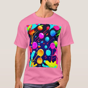 Tropfneonfarben Ästhetik T-Shirt