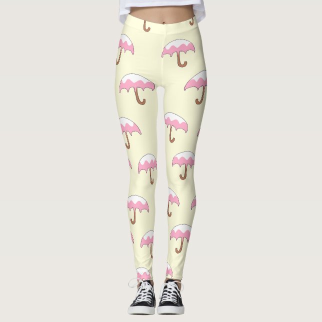 Tropfschirmmuster Leggings (Vorderseite)