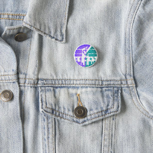 Tropfspekeln - Farbenfrohe Konvergenz Button