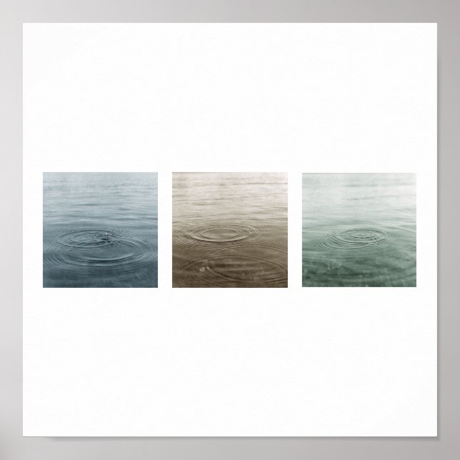 Tropftriptychon Poster (Vorne)