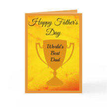 Trophäe "Alles Gute zum Vatertag" Weltbester Vater