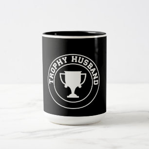 Trophäe-Ehemann Zweifarbige Tasse