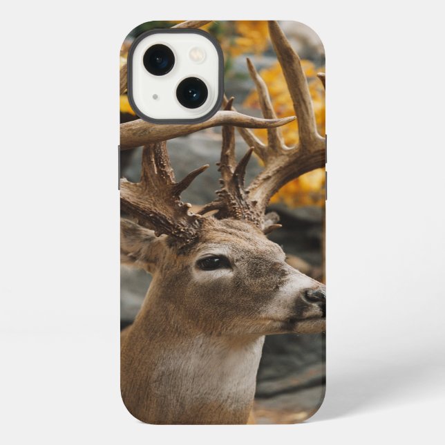 Trophäe Hirsch iPhone Hülle (Rückseite)