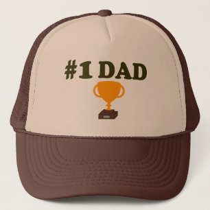 Trophäe-Hut des Vater-#1 Truckerkappe