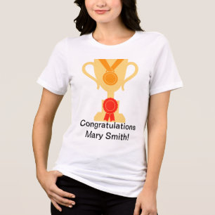 Trophäe und Medaillen Tri-Blend Shirt