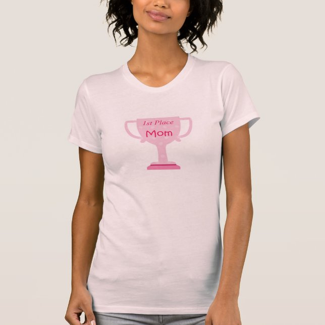 Trophäemamma - 1. Platz! T-Shirt (Vorderseite)