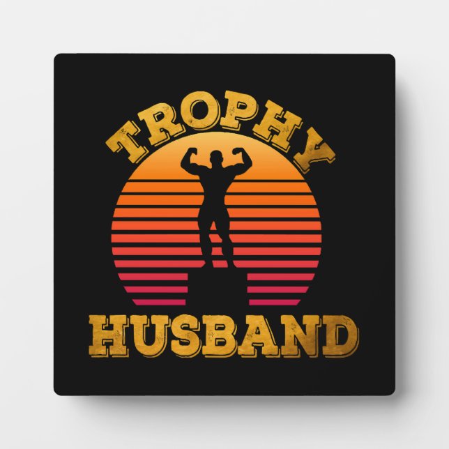 Trophäen-Ehemann Fotoplatte (Vorderseite)