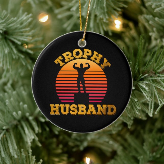 Trophäen-Ehemann Keramik Ornament (Baum)