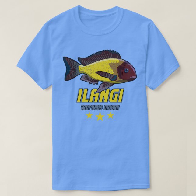 Tropheus Moorii Moori Ilangi Tanganyika Cichlid Aq T-Shirt (Design vorne)