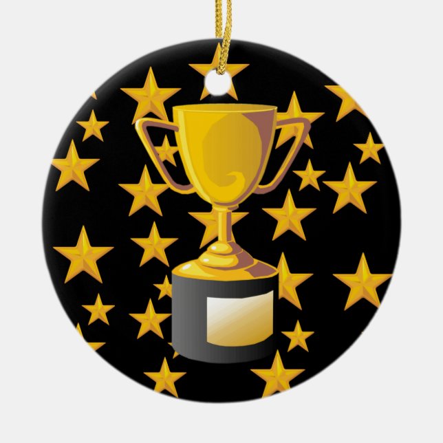 TROPHIEN KERAMIKORNAMENT (Vorne)