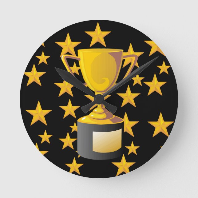 TROPHIES RUNDE WANDUHR (Vorderseite)