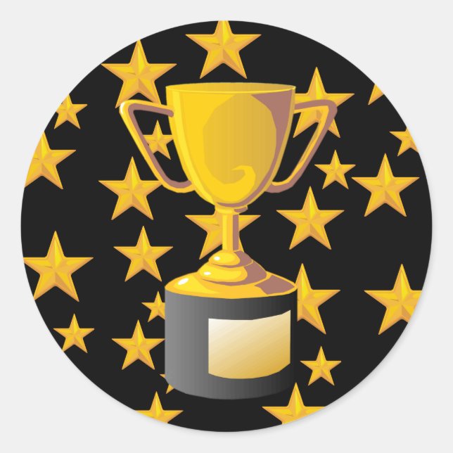 TROPHIES RUNDER AUFKLEBER (Vorderseite)