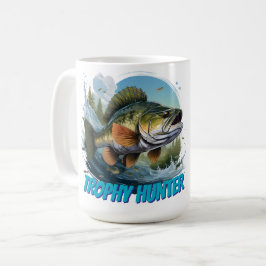Trophy Bass Hunter Anpassbar Kaffeetasse