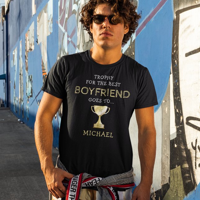 Trophy Best Boyfriend T - Shirt (Von Creator hochgeladen)