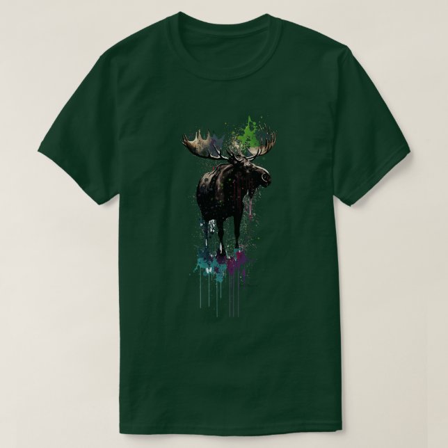 Trophy Bull Moose T-Shirt (Design vorne)