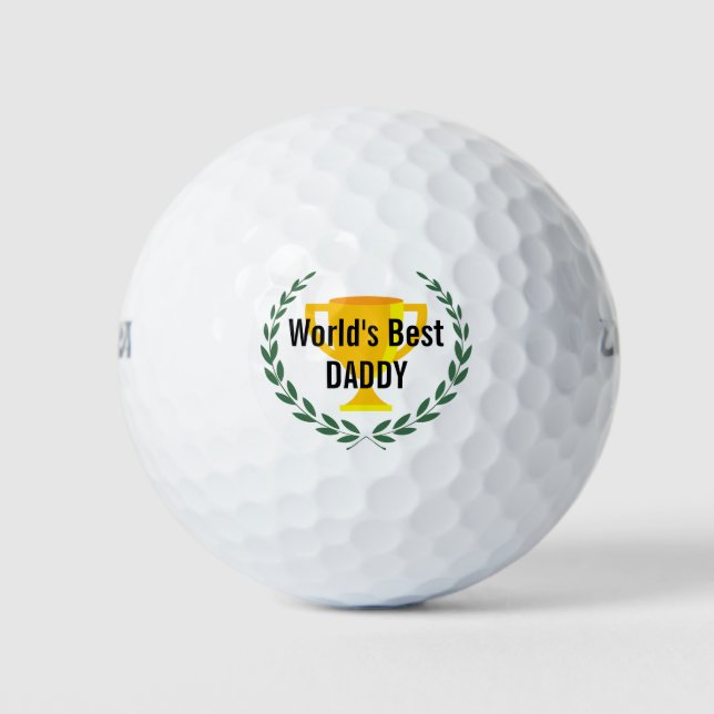 Trophy Cup und Laurel Wreath Golfball (Vorderseite)