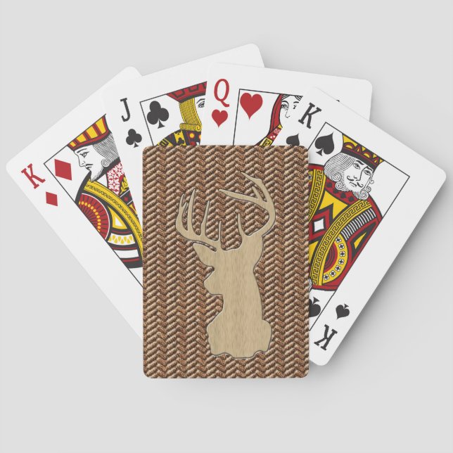 Trophy Deer with Antlers Spielkarten (Rückseite)