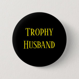 Trophy Ehemann Weihnachtsgeschenk Button